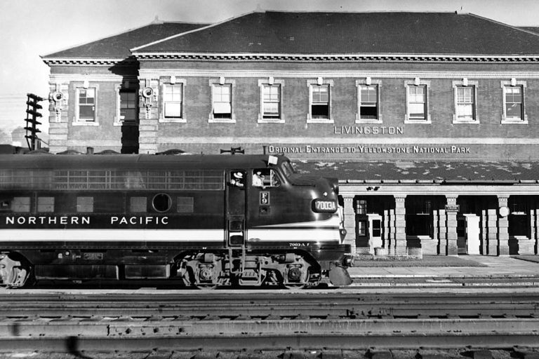 Entrance to Yellowstone Classic Trains Magazine