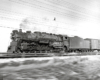 A train fastly moving by