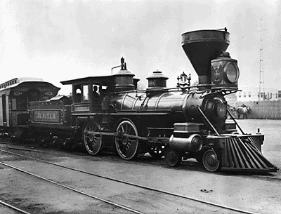 Central Pacific's 4-4-0 Jupiter Golden Spike Promontory, Utah