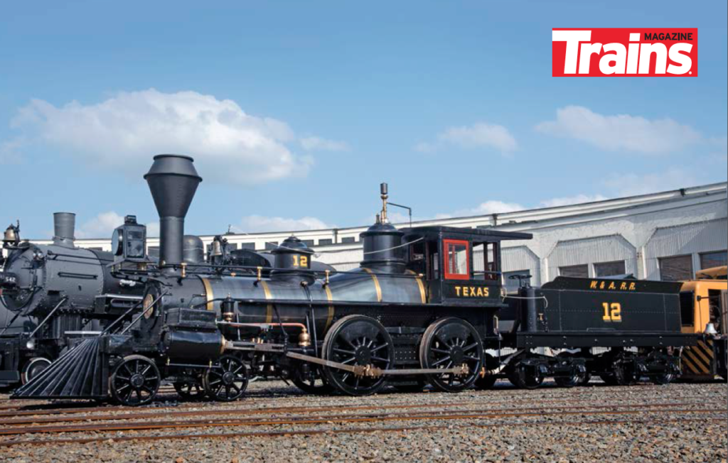 4-4-0 THE TEXAS WAS RESTORED IN 2017 FOR THE ATLANTA HISTORY CENTER.