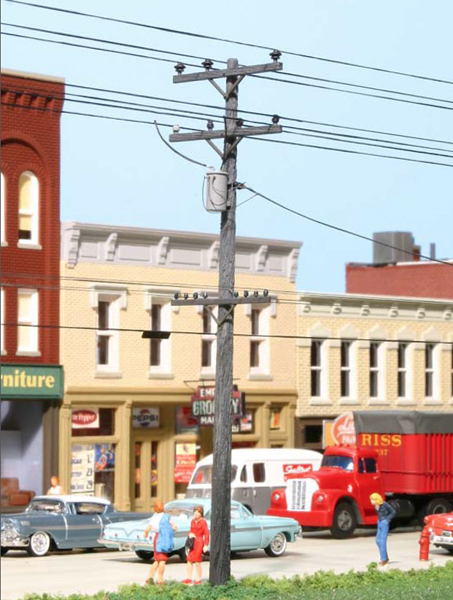 Learn how to model utility poles and wires