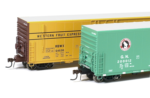 Athearn HO scale 50-foot insulated boxcar-prototype-specific boxcars