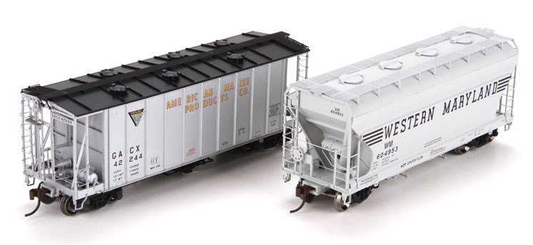 AthearnTrainsHOscaleAssortedcoveredhoppers