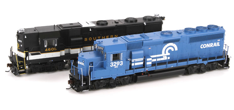 AthearnTrainsHOscaleElectroMotiveDivisionGP39XandGP402diesellocomotives