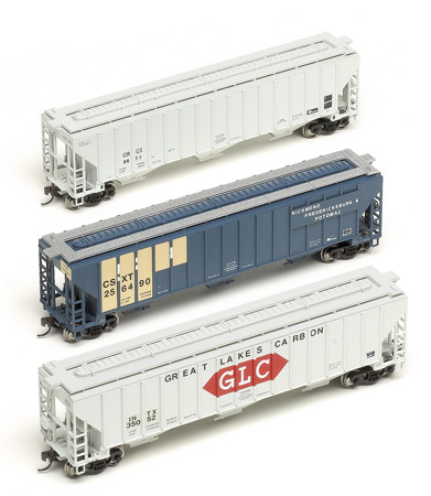 Atlas HO scale Thrall 4750cubicfoot capacity covered hopper