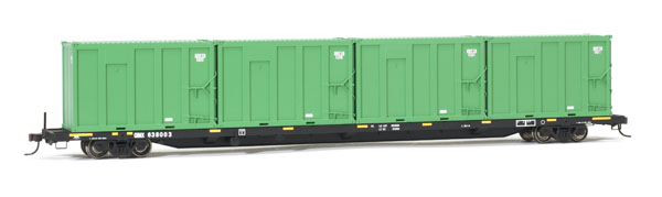 Atlas HO scale trash flatcar