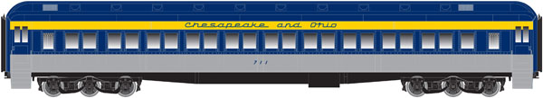 Atlas Model Railroad Co. HO scale heavyweight passenger coach
