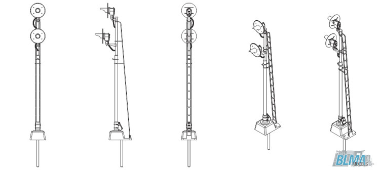 BLMAModelsHOscaleUnionSwitchSignalH2dualheadsearchlightblocksignal