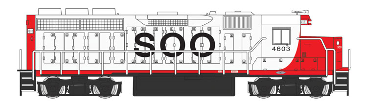 BacghmannHOscaleElectroMotiveDivisionGP40diesellocomotive