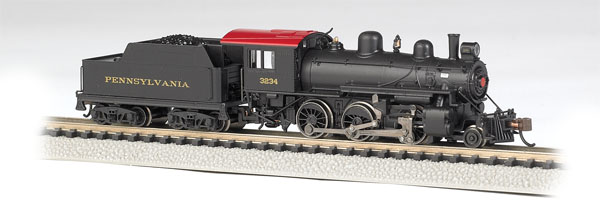 Bachmann N scale Alco 2-6-0 steam locomotive