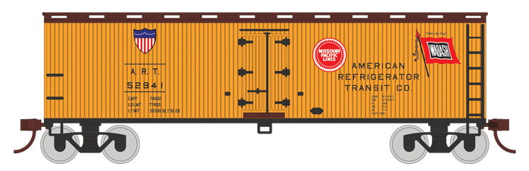 BachmannHOscale40footdoublesheathedrefrigeratorcar