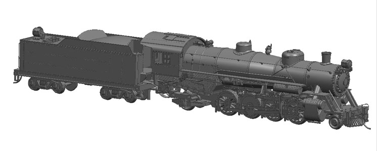 BachmannHosscaleUnitedStatesRailwayAdministration282lightMikadosteamlocomotive