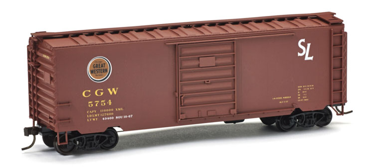 ChicagoGreatWestern40footboxcarAccurailkitcustomdecoratedfortheChicagoNorthWesternHistoricalSociety
