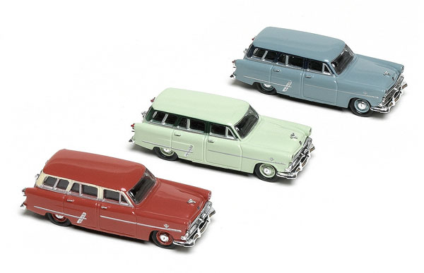 Classic Metal Works HO scale 1953 Ford Sedan Customline wagons