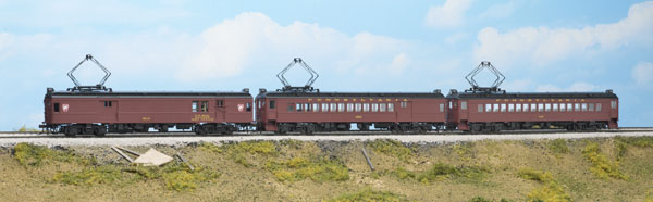 Con-Cor Ho scale PRR MP54 commuter cars