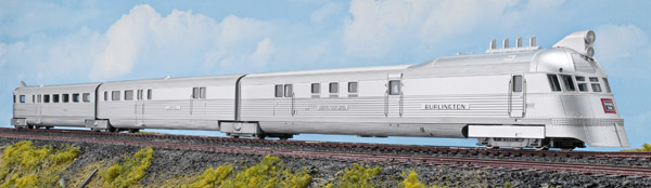 Con-Cor International HO and N scale Pioneer Zephyr