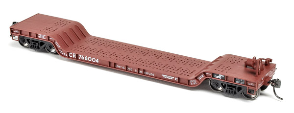 ExactRail HO scale depressed-center flatcar