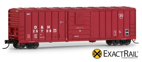 ExactRail LLC N scale Evans 5277cubicfoot boxcar
