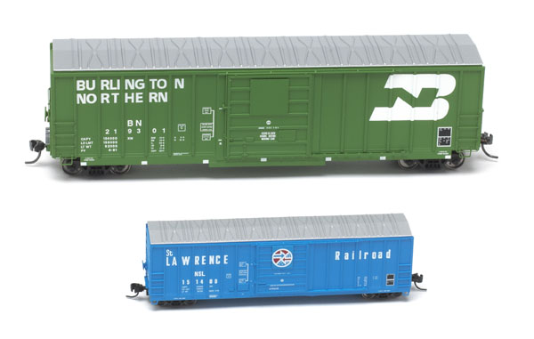 ExactRailNandHOscaleEvans5277cubicfootcapacityboxcars