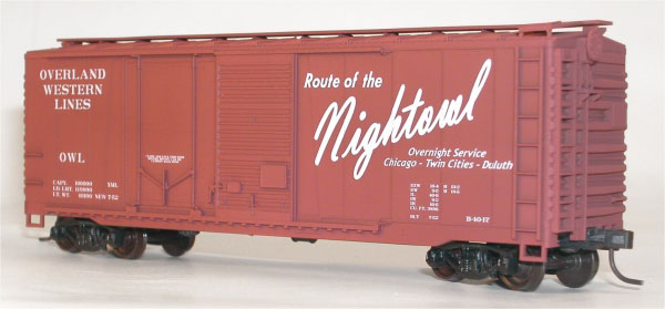 HO scale 40-foot combination-door boxcar
