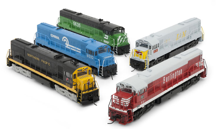 HornbyAmericaNscaleGeneralElectricU25CdiesellocomotivePreproductionsampleshown