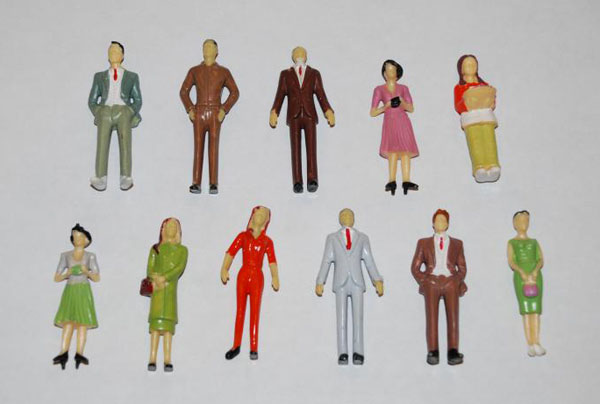 JMD Plastics large scale assorted standing figures