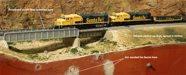 Keep N scale track really clean