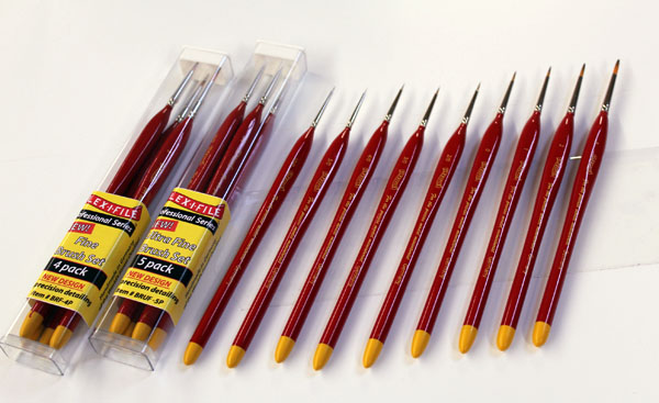 Flex-I-File professional series paintbrushes by Flex-I-File