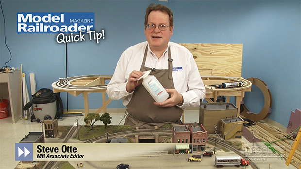 Model Railroader Quick Tips: Isopropyl alcohol for cleaning model train track