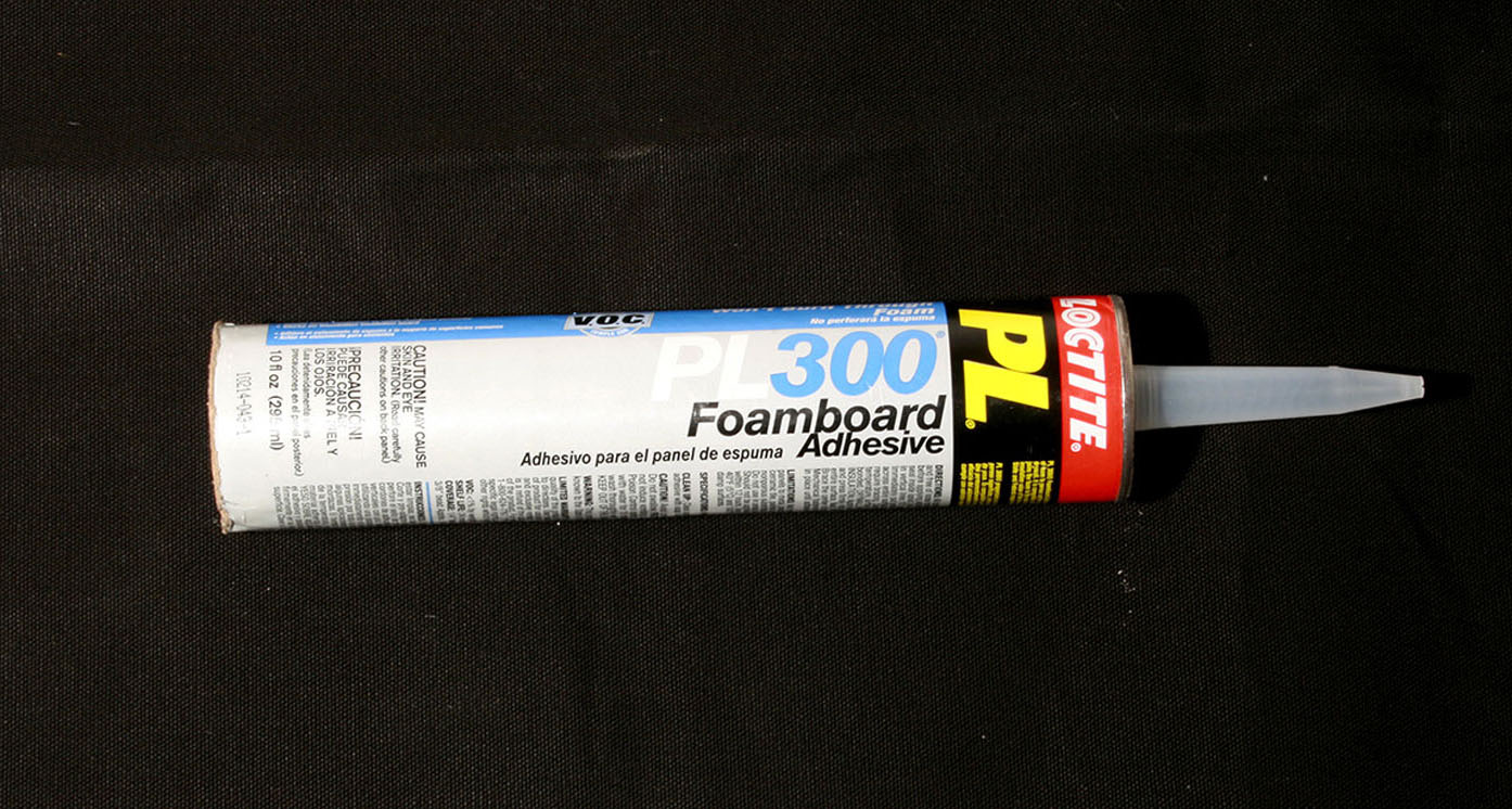 An image of foam board adhesive