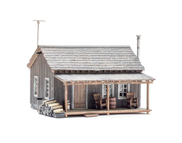 Woodland Scenics HO scale Rustic Cabin