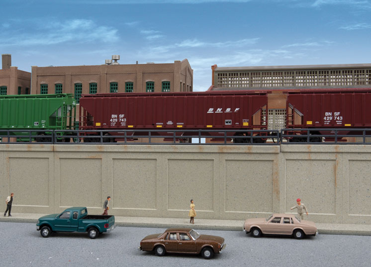 Wm. K. Walthers Inc. N scale urban retaining wall