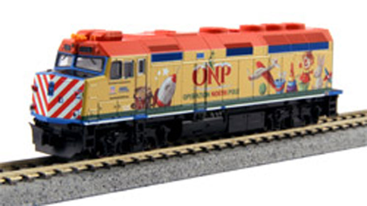 Kato USA N scale Operation North Pole Christmas trains