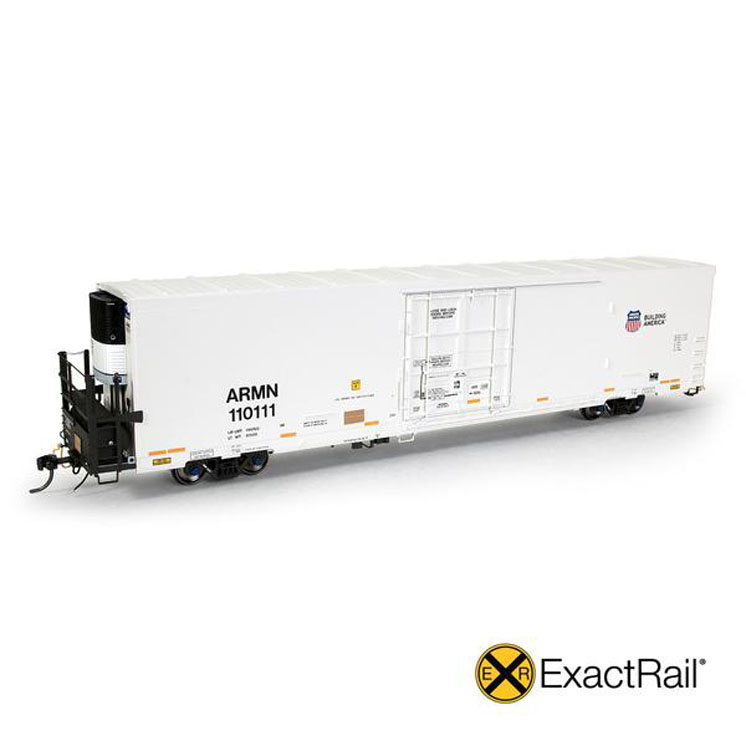 ExactRail HO scale Trinity 64-foot TRINCool mechanical refrigerator car