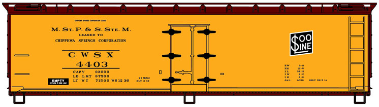 Accurail HO scale Soo Line freight cars