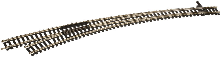 Atlas Model Railroad Co. HO scale Code 100 Customline Mark IV curved turnouts