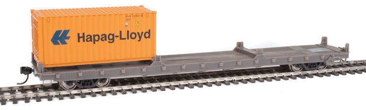 Wm. K. Walthers HO scale Pullman-Standard 60-foot general-service flatcar