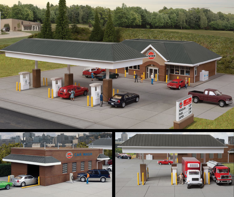 Wm. K. Walthers HO scale modern travel center