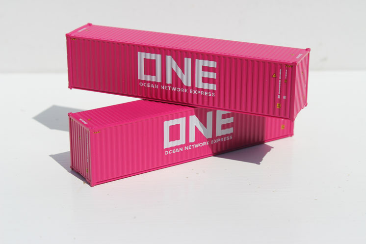 Jacksonville Terminal Co. N scale 40-foot high-cube intermodal container