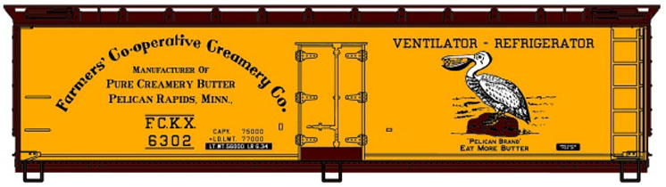 Accurail HO scale 40-foot double-sheathed billboard refrigerator cars