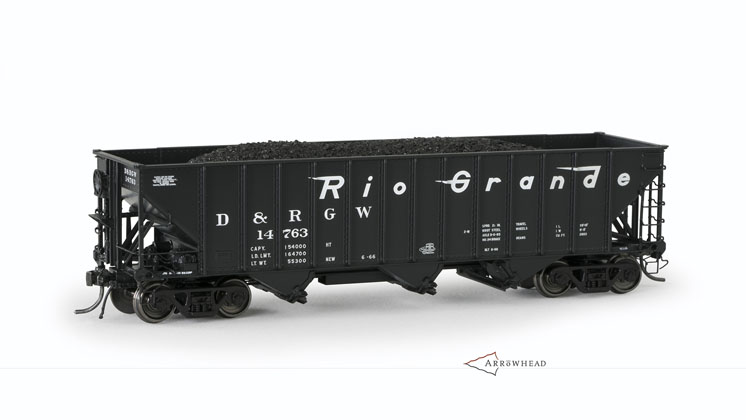 Arrowhead Models HO scale Committee design three-bay hopper