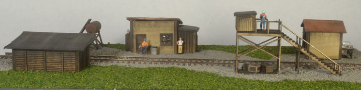 The TrainMasters N scale Caboose services scene