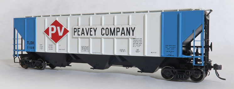 Tangent Scale Models HO scale Pullman-Standard 4,427-cubic-foot-capacity high-side covered hopper