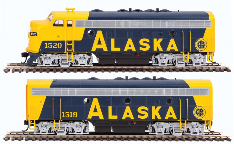 Wm. K. Walthers HO scale Electro-Motive Division F7A and F7B diesel locomotives