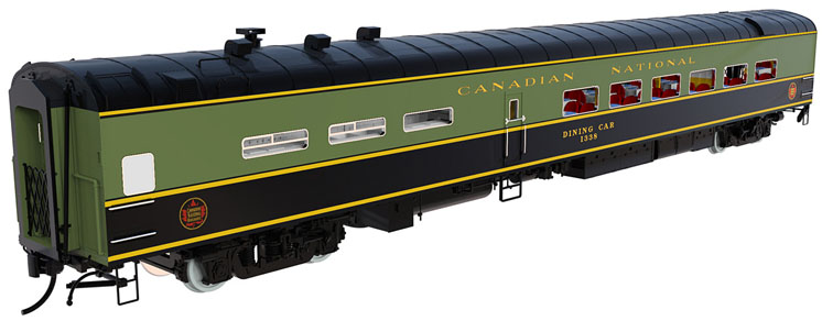 Rapido Trains HO scale Pullman-Standard lightweight dining car