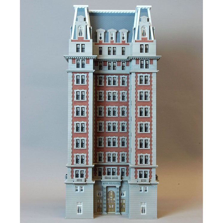 Custom Model Railroads HO scale Hotel Belvedere