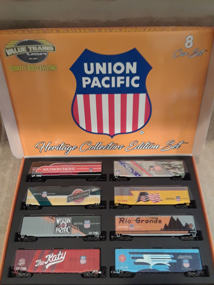 Value Trains USA HO scale Union Pacific-themed American Car & Foundry 50’-6” boxcar