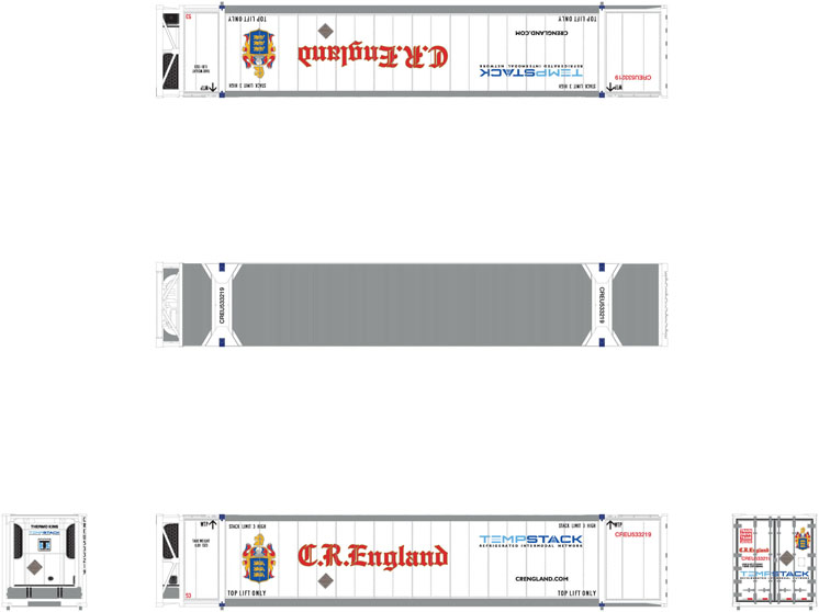 ScaleTrains.com HO scale China International Marine Containers 53-foot reefer container