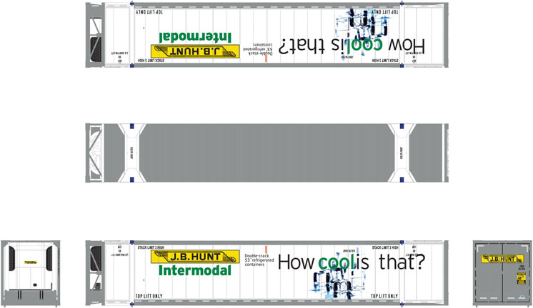 ScaleTrains.com N scale China International Marine Containers 53-foot reefer container