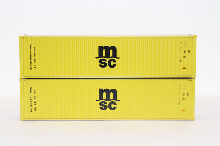 Jacksonville Terminal Co. N scale 40 foot high-cube intermodal container